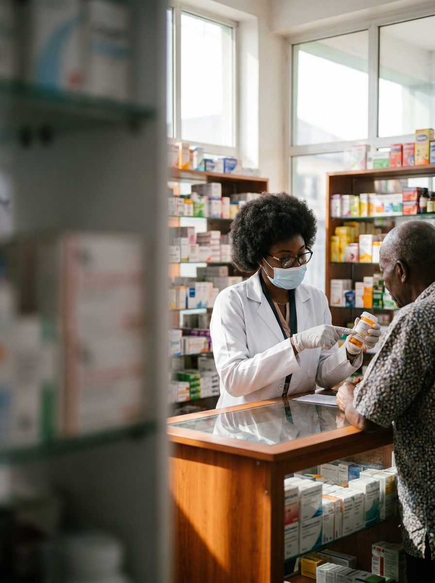 Professional pharmacy care and medications